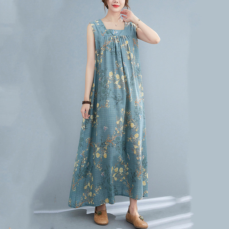 Dress Woman Loose Show Thin Cover Meat