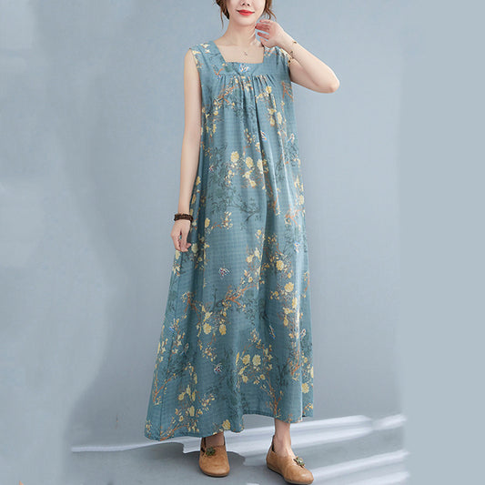 Dress Woman Loose Show Thin Cover Meat